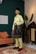 Baju Melayu Tailor Fit - Yellow Corn