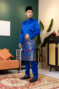 Baju Melayu Tailor Fit - Royal Blue