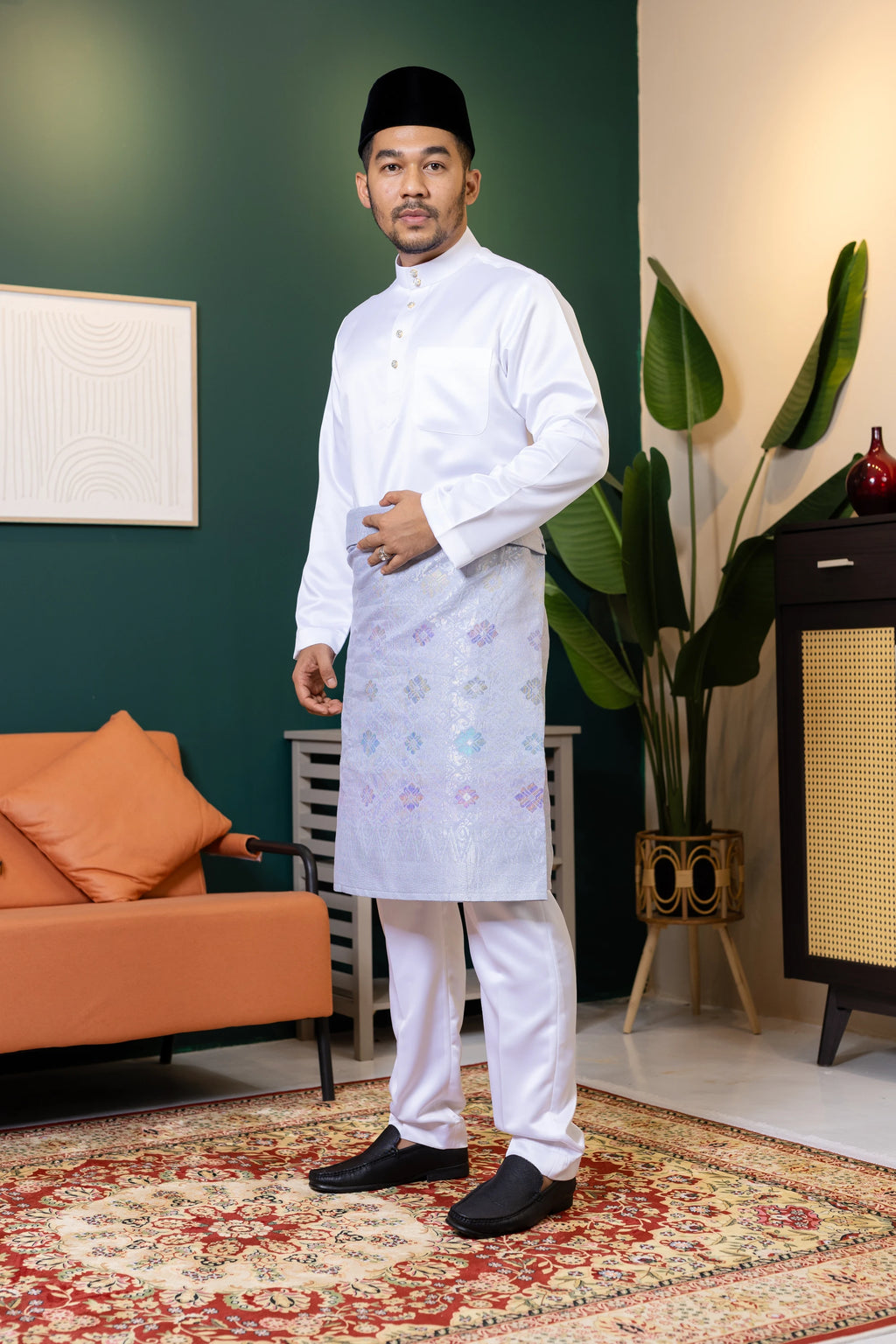 Baju Melayu Tailor Fit - Off White