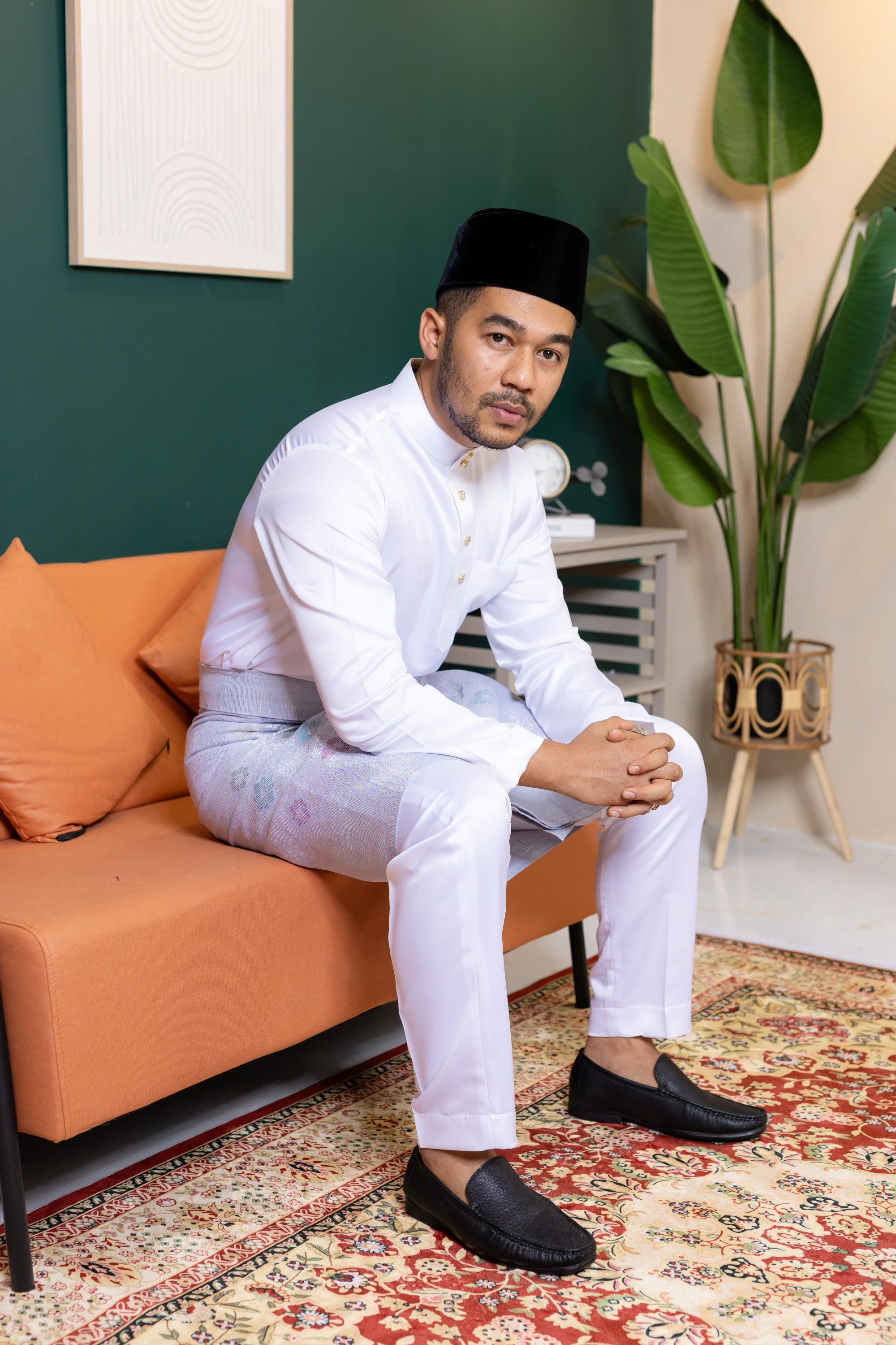 Baju Melayu Tailor Fit - Off White