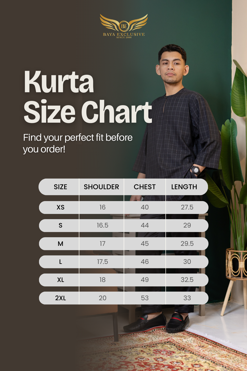 Baya Stripe Kurta - Beige